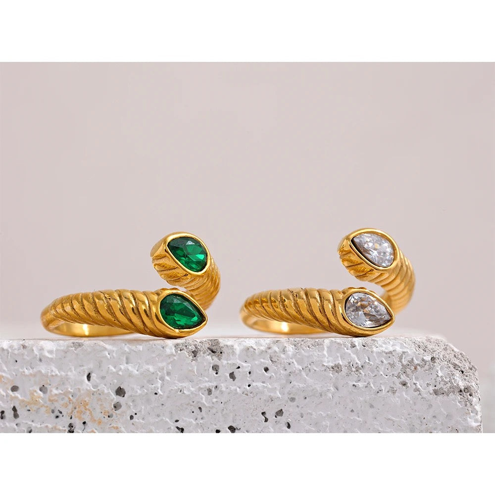 Snake adjustable ring
