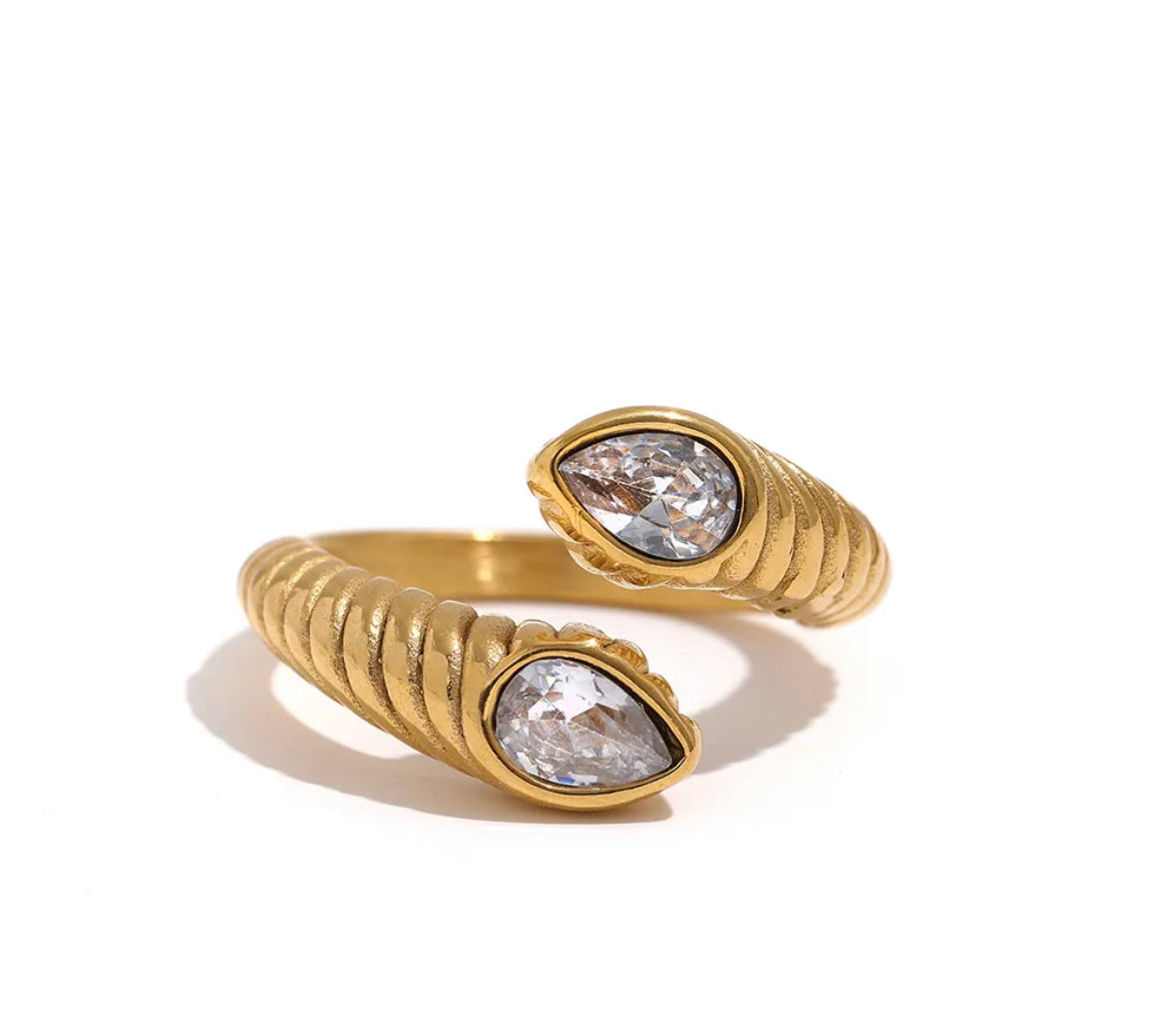 Snake adjustable ring