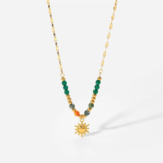 Sun necklace