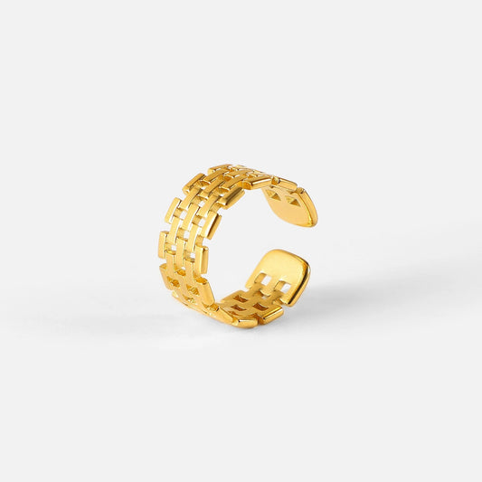 Chunky adjustable ring