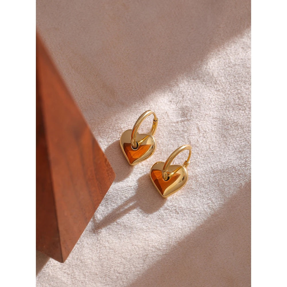 Heart earrings
