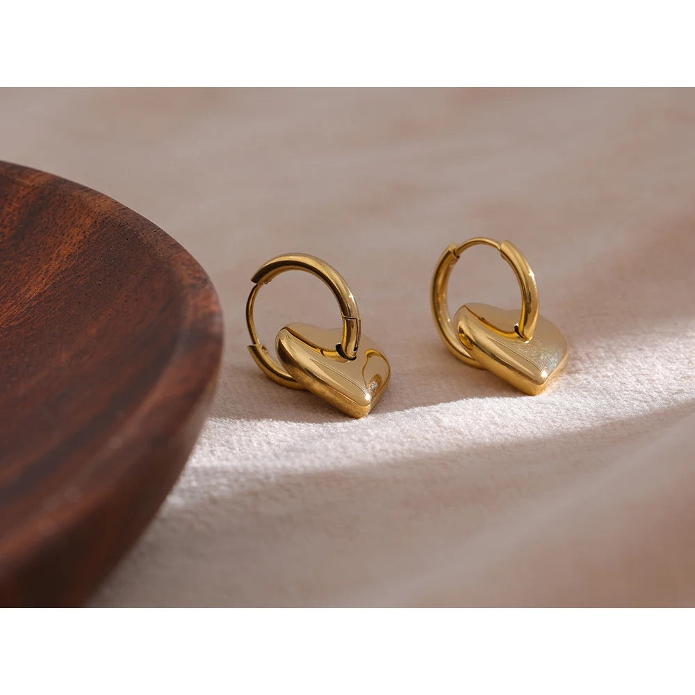 Heart earrings