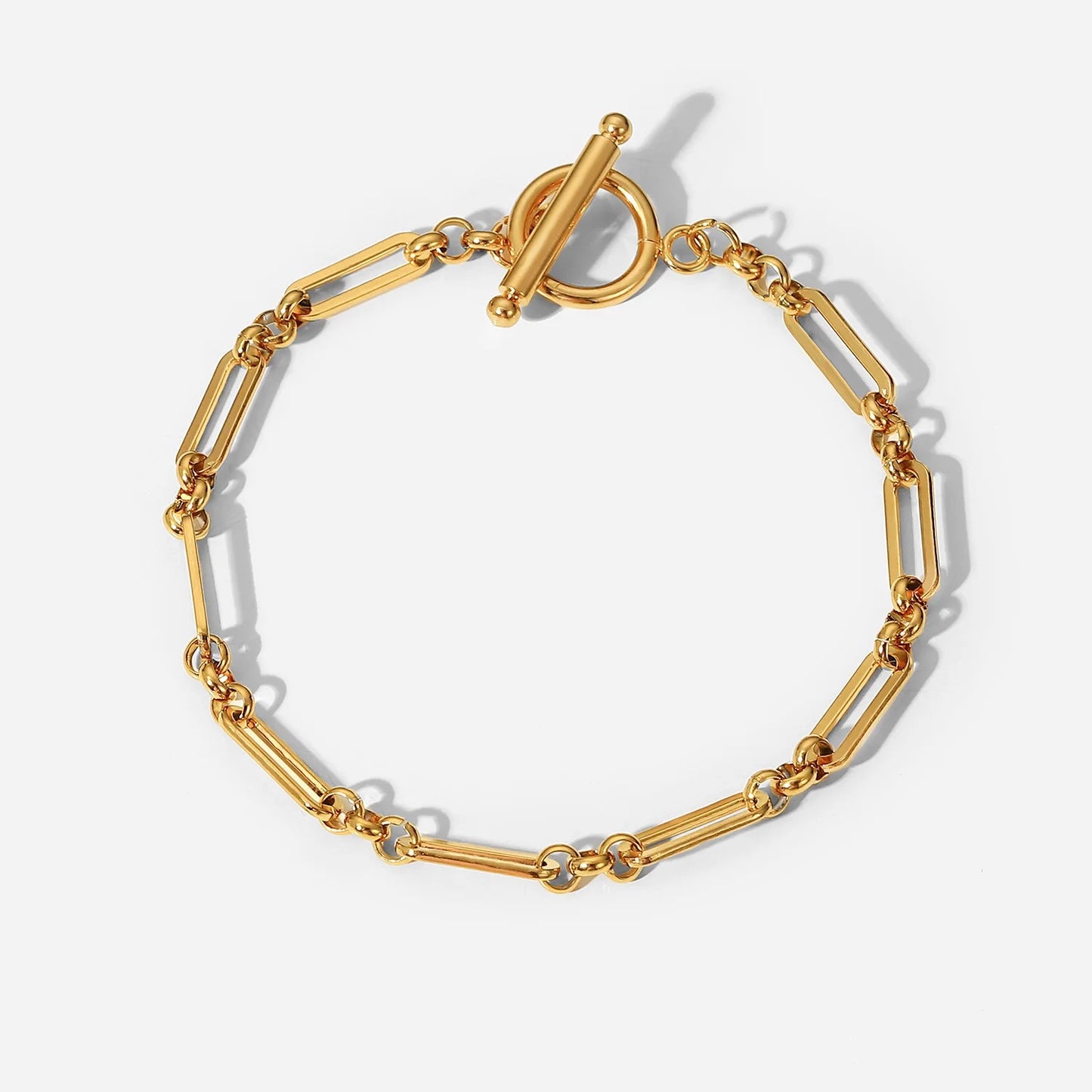Paper clip bracelet