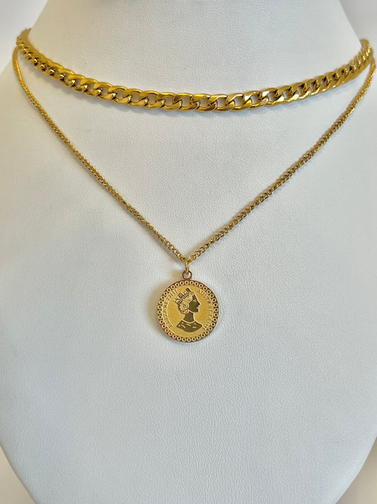 Coin necklace