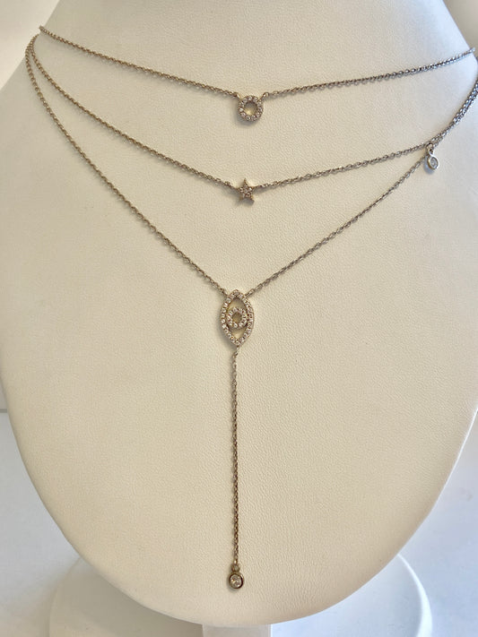Evil eye necklace