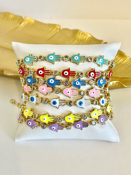 Fancy Hamsa bracelet