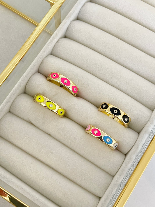 Evil eye ring