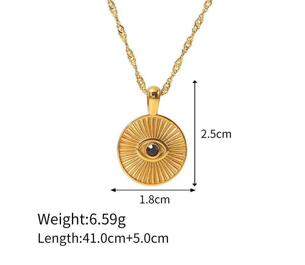 Evil eye necklace