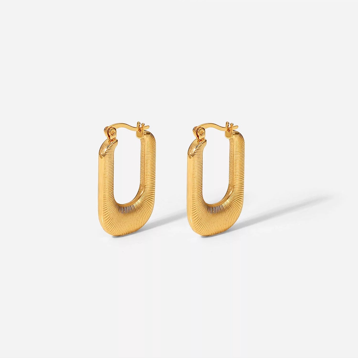 Elegant hoop earrings