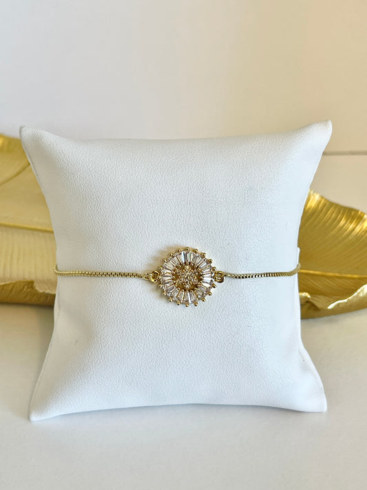 Crystal star adjustable bracelet