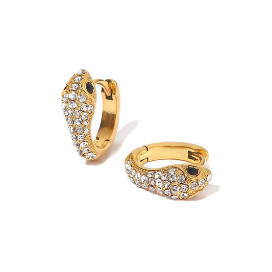 Black eyes snake hoops