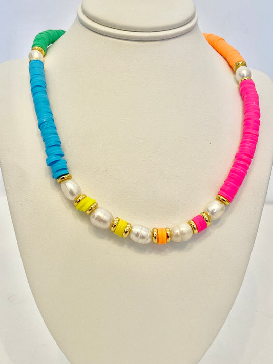 Multicolor Pearl necklace