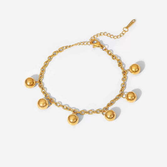 Multi round ball bracelet