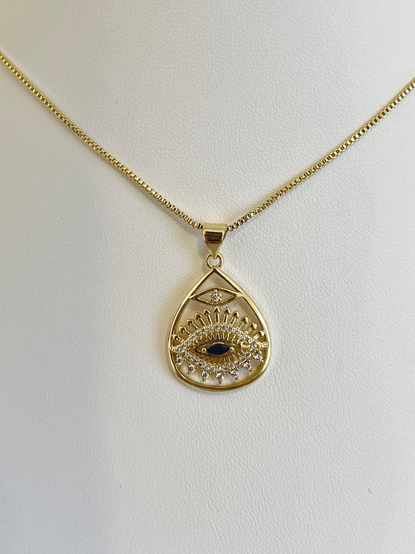 Evil eye necklace