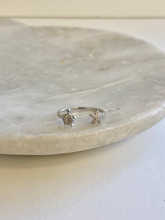Turtle adjustable ring