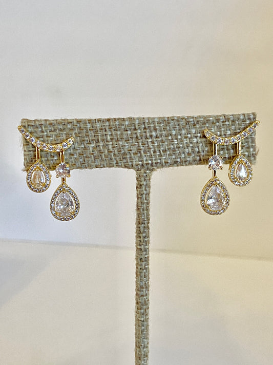 Fancy stud earrings