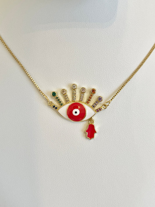 Evil eye necklace