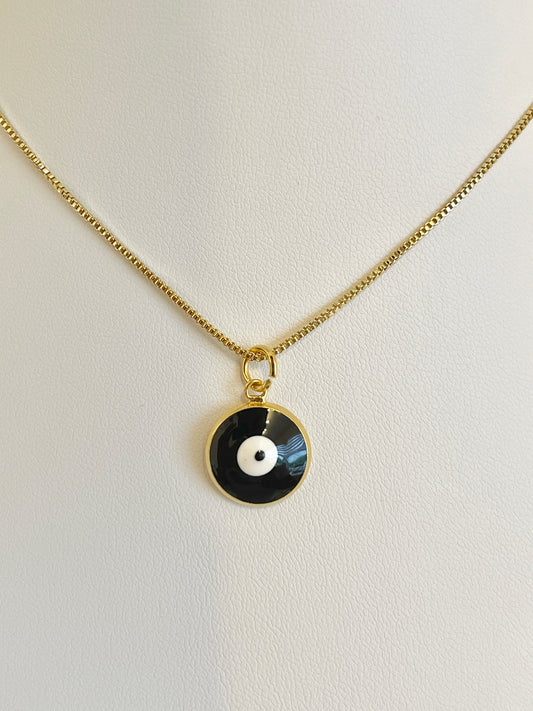 Black evil eye bracelet