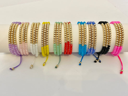 Crystals bead bracelet