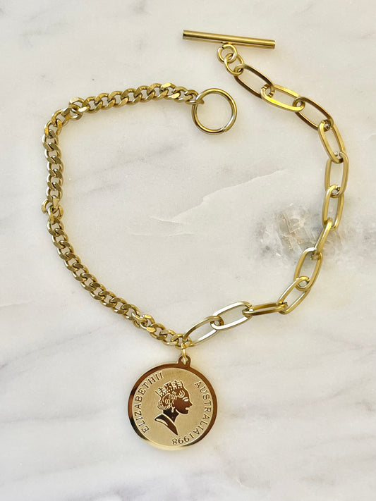 Coin bracelet