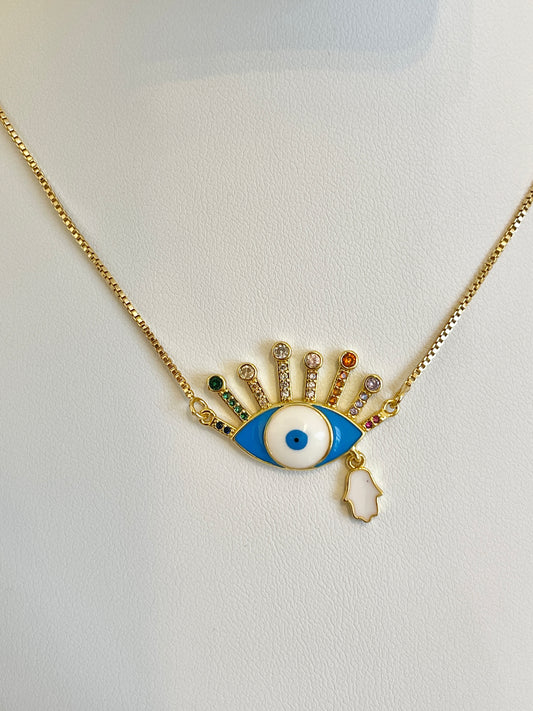 Evil eye necklace