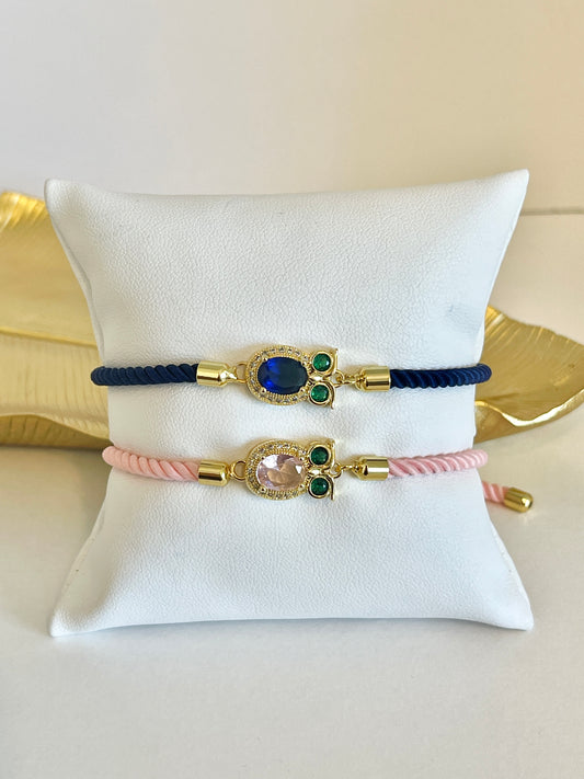 Owl string bracelet