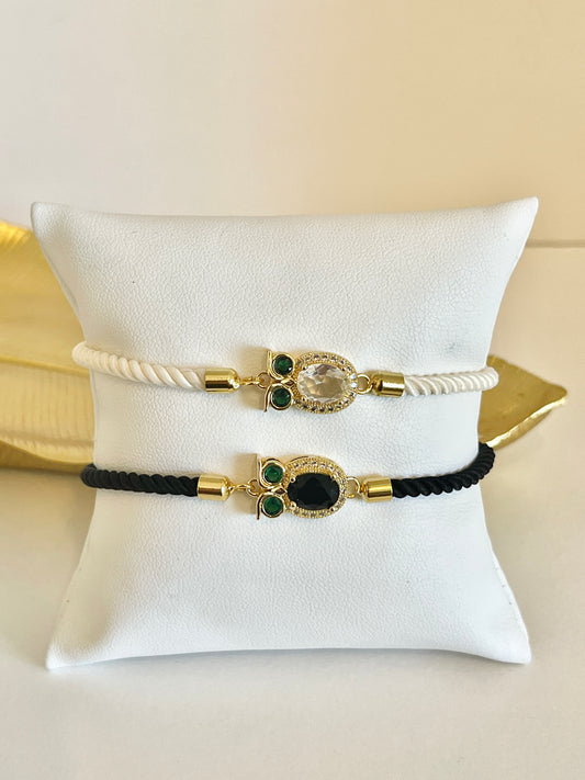 Owl string bracelet