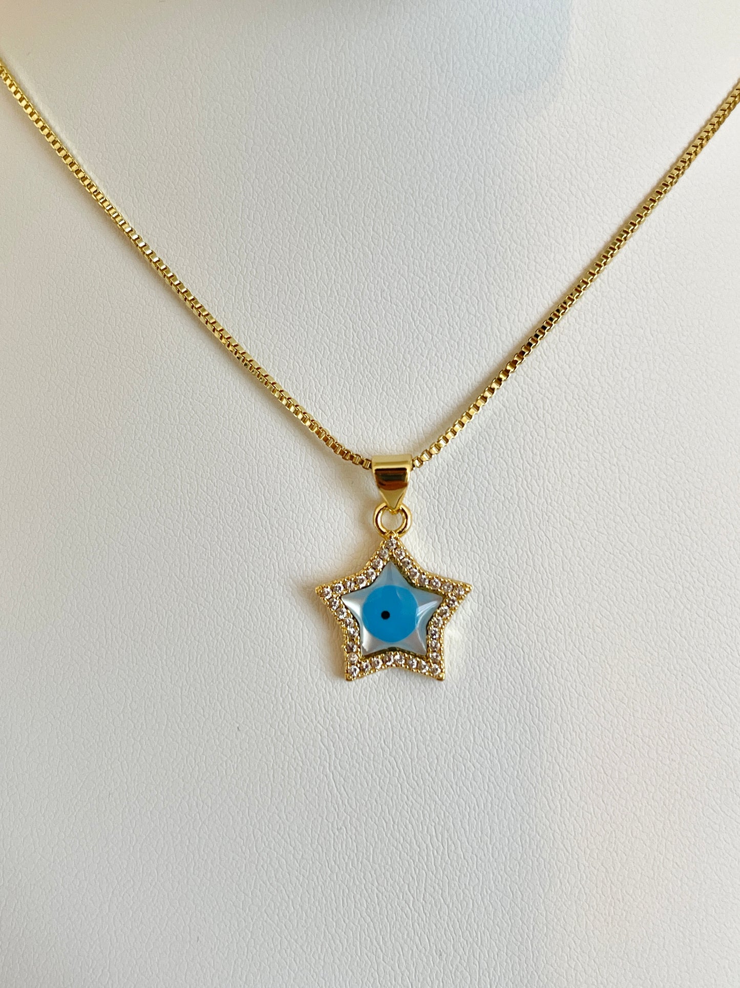 Star evil eye necklace