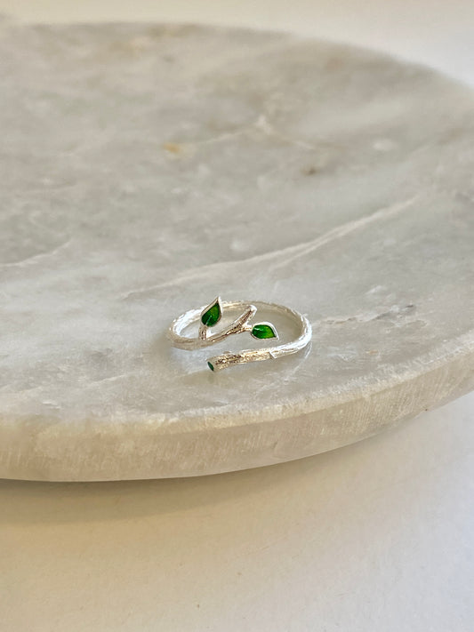 Leaf adjustable ring