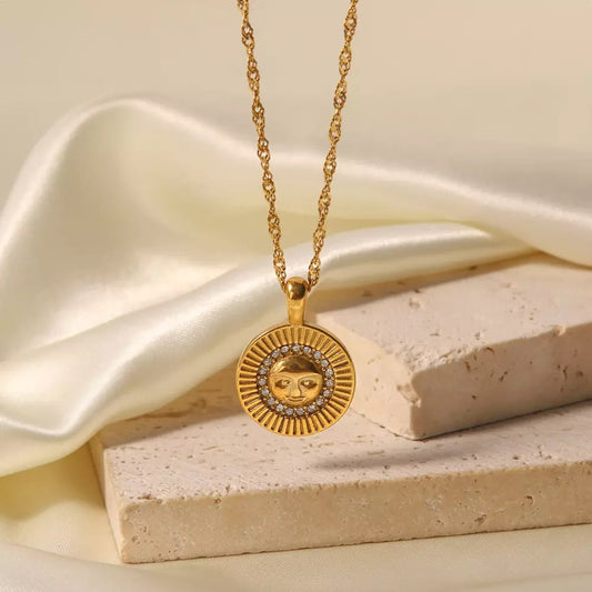 Sun necklace