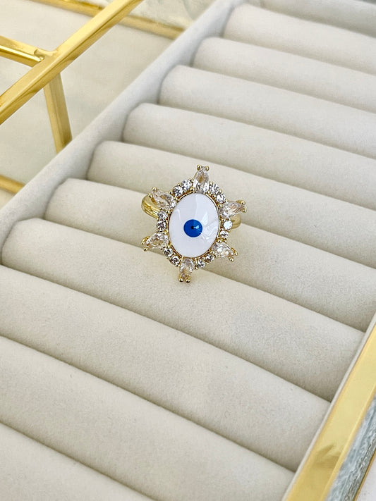 Evil eye ring