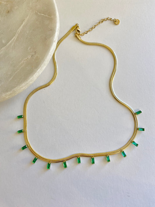 Green Snake necklace