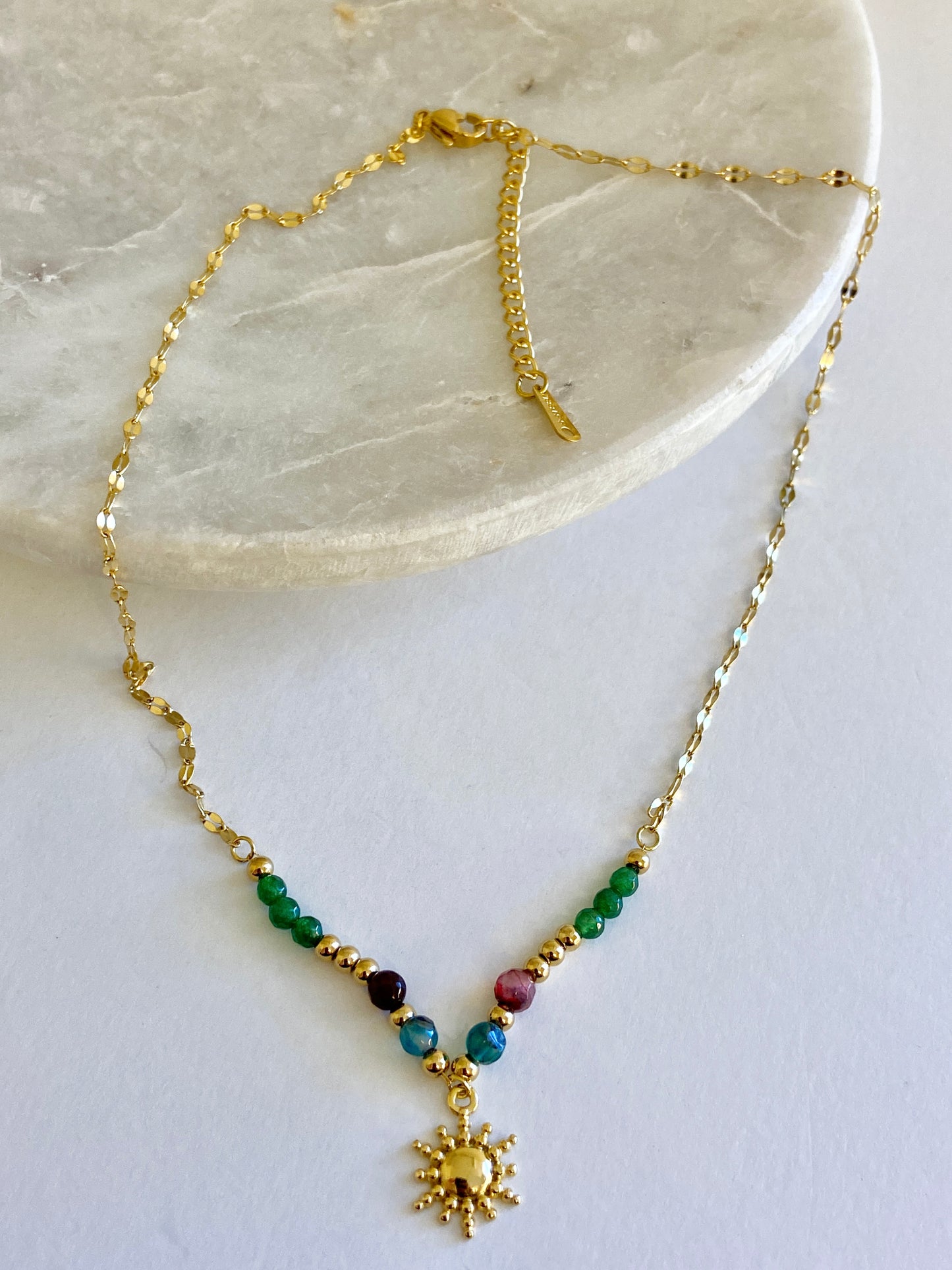 Sun necklace