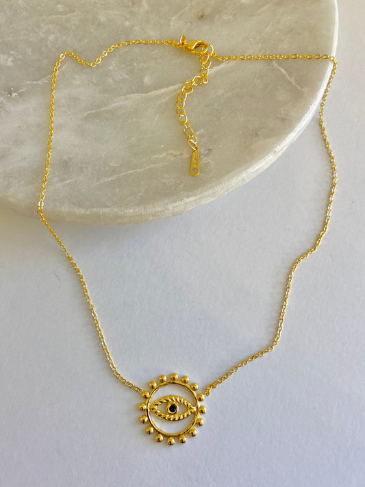 Evil eye necklace