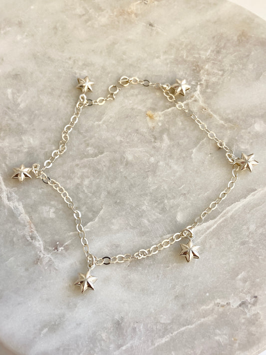 Stars anklet