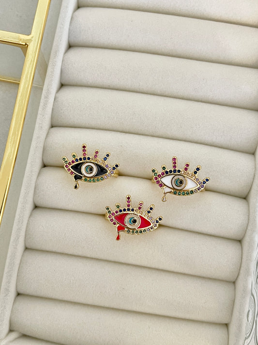 Evil eye ring