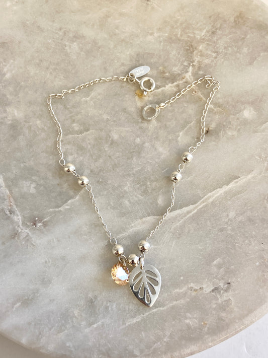 Leaf anklet