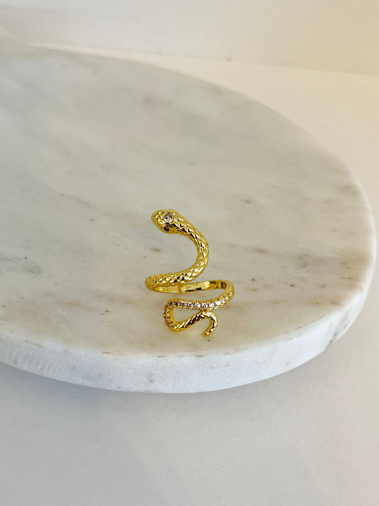 Snake ring / Red eyes