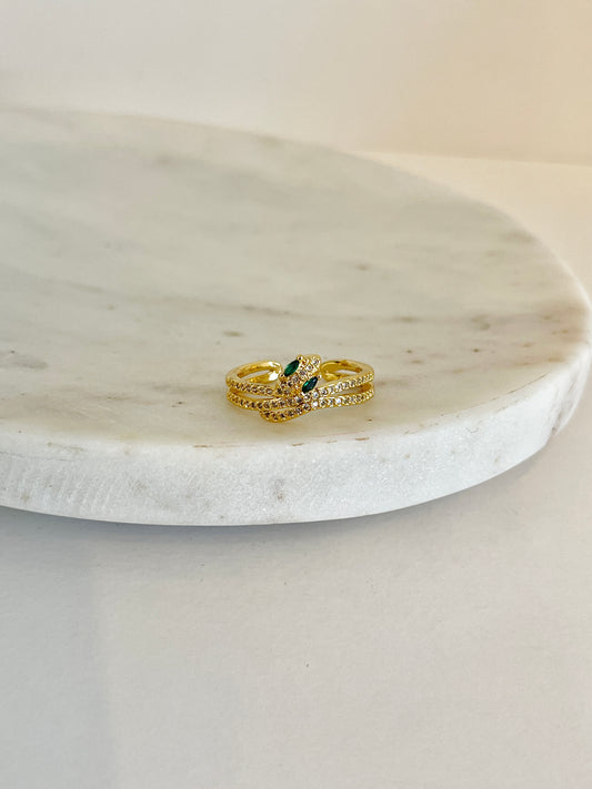 Snake adjustable ring