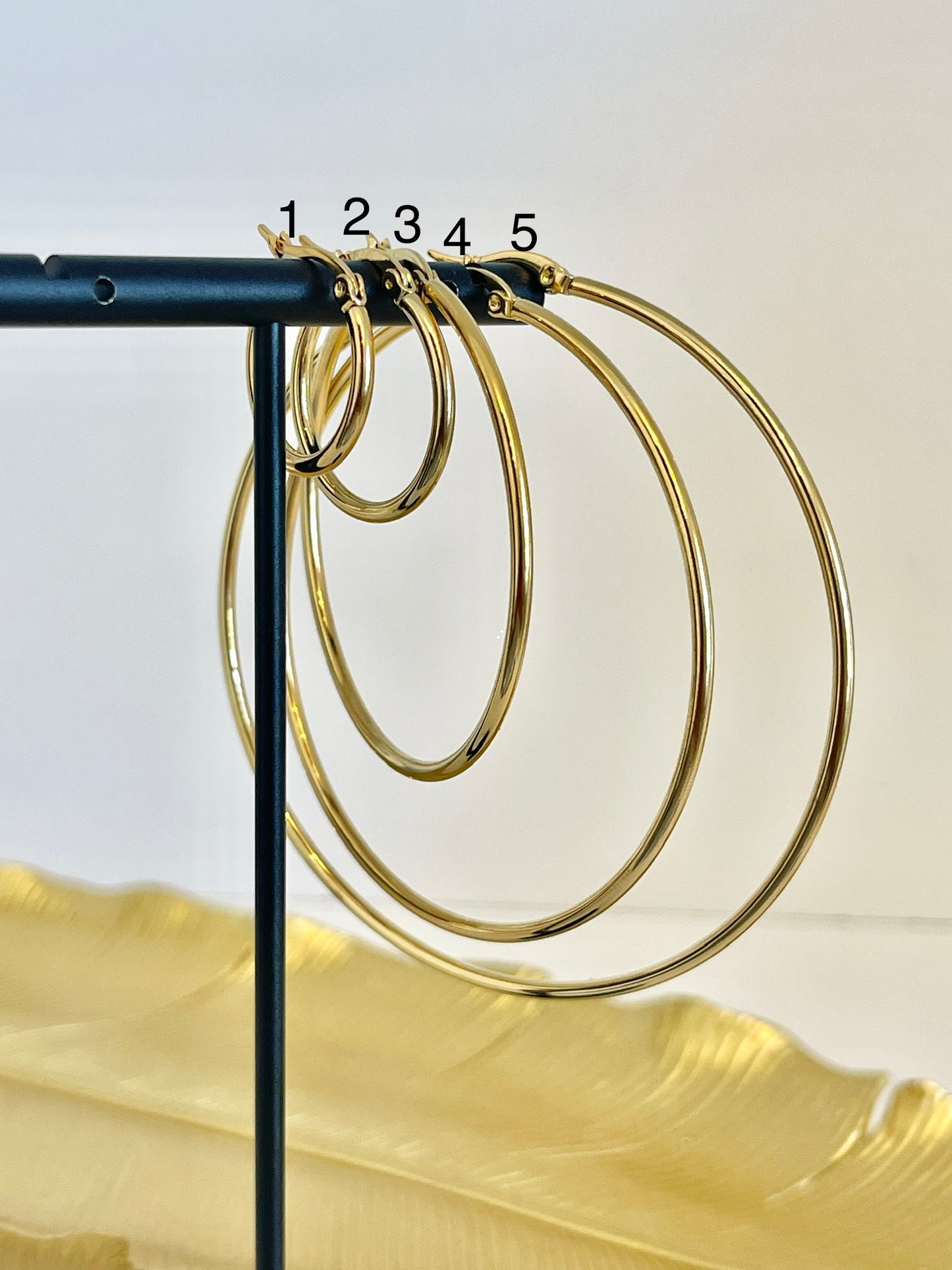 Elegant hoops. 5 sizes availables!
