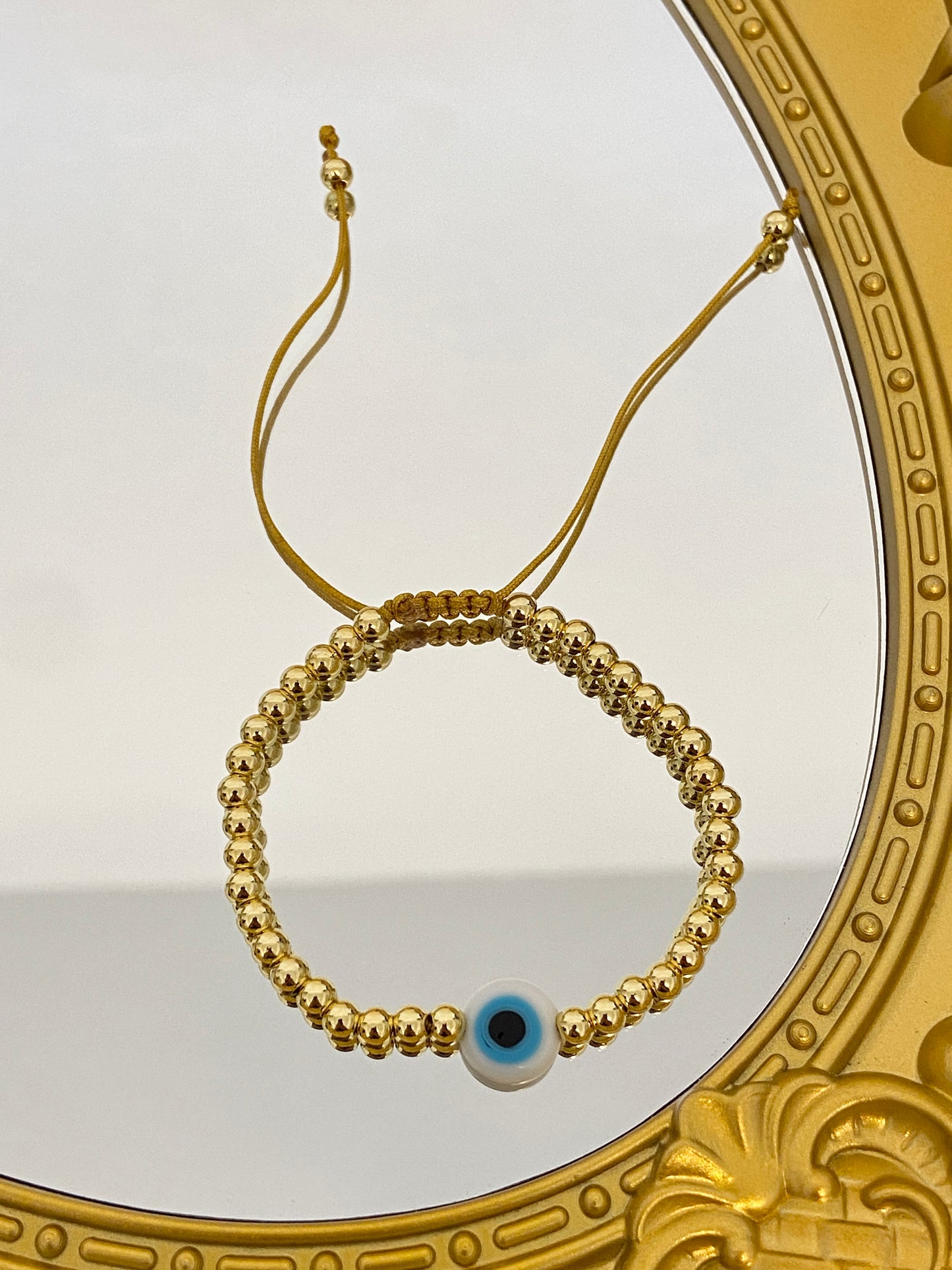 Evil eye beads bracelet