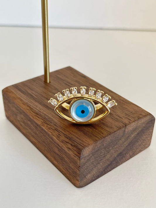 Big Evil eye ring