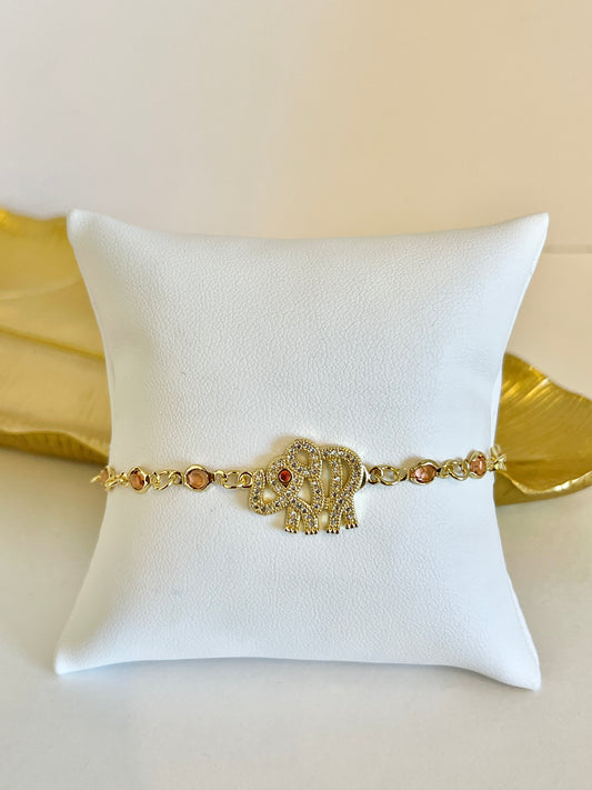 Elephant adjustable bracelet