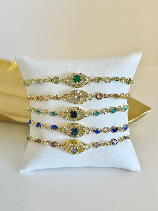 Evil eye bracelet
