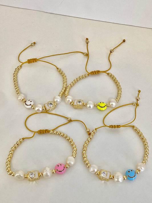 Happy face bracelet