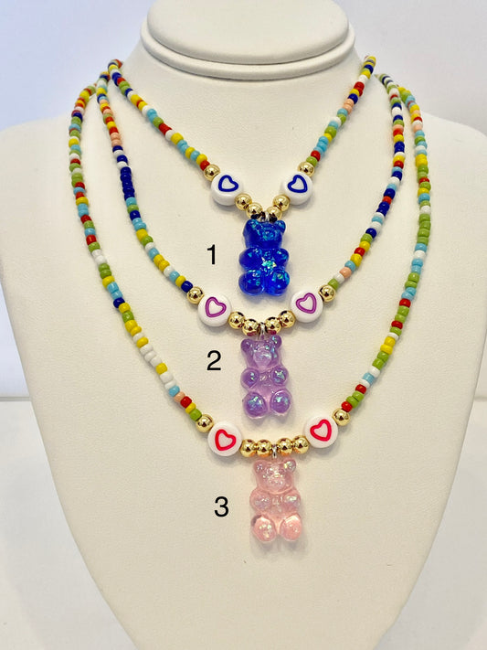 Bear necklace