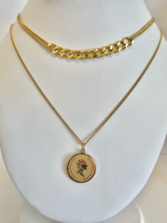 Coin necklace