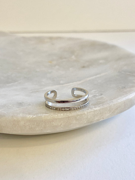 Double adjustable ring
