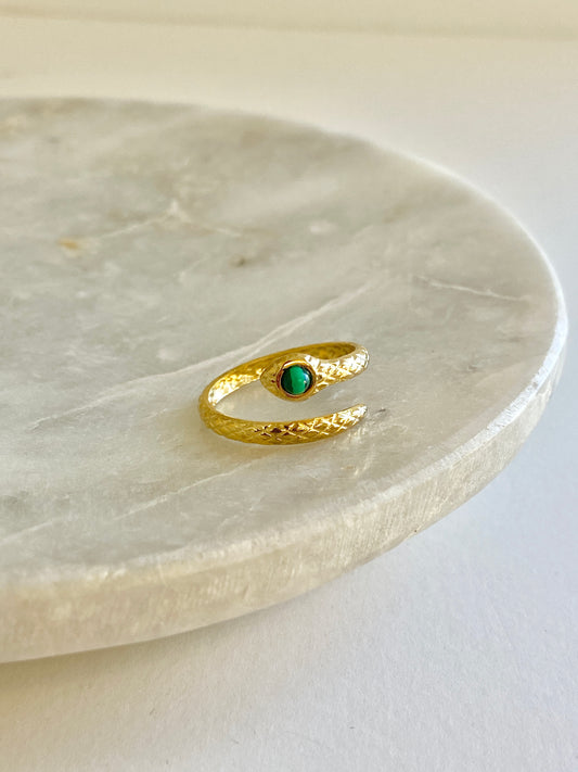 Snake adjustable ring