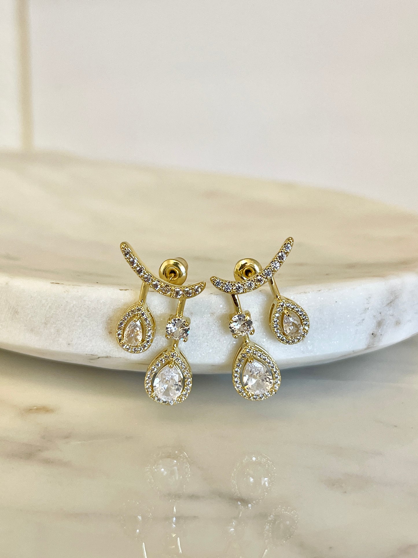 Fancy stud earrings